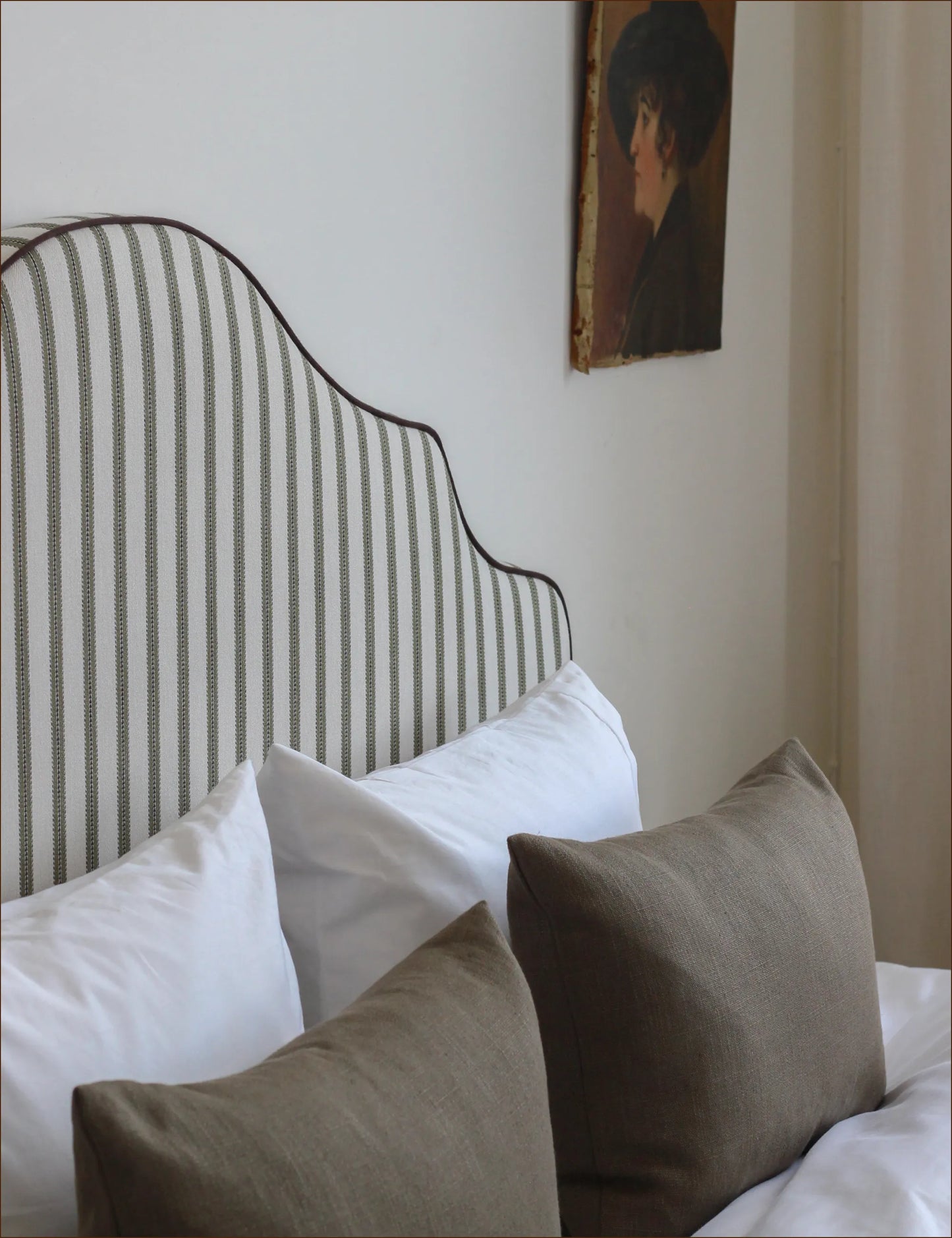 Sänggavel i Casamance Evora Stripe