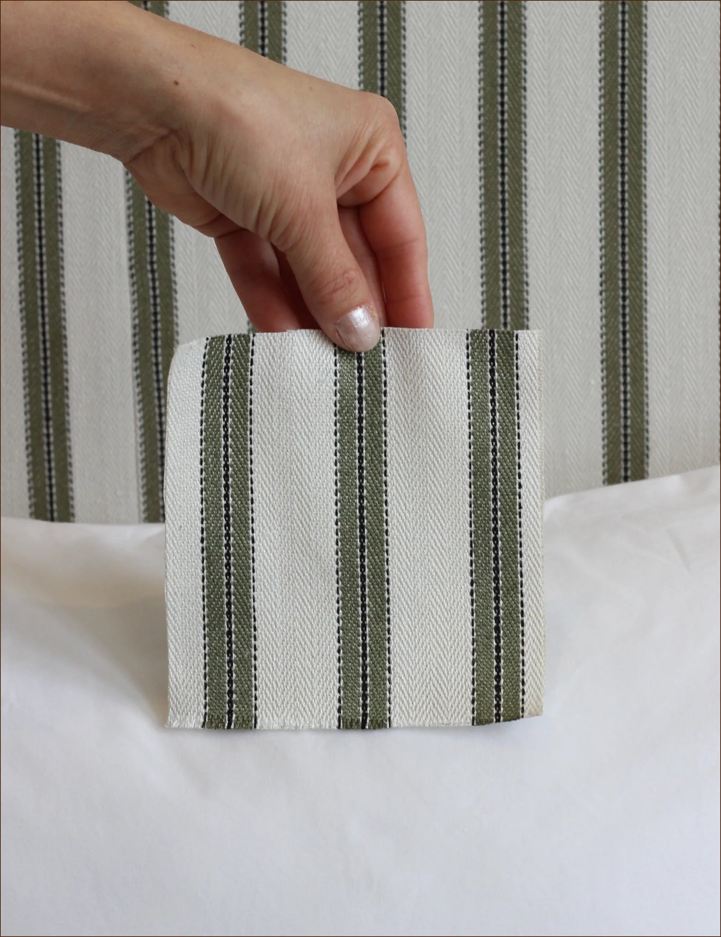 Sänggavel i Casamance Evora Stripe