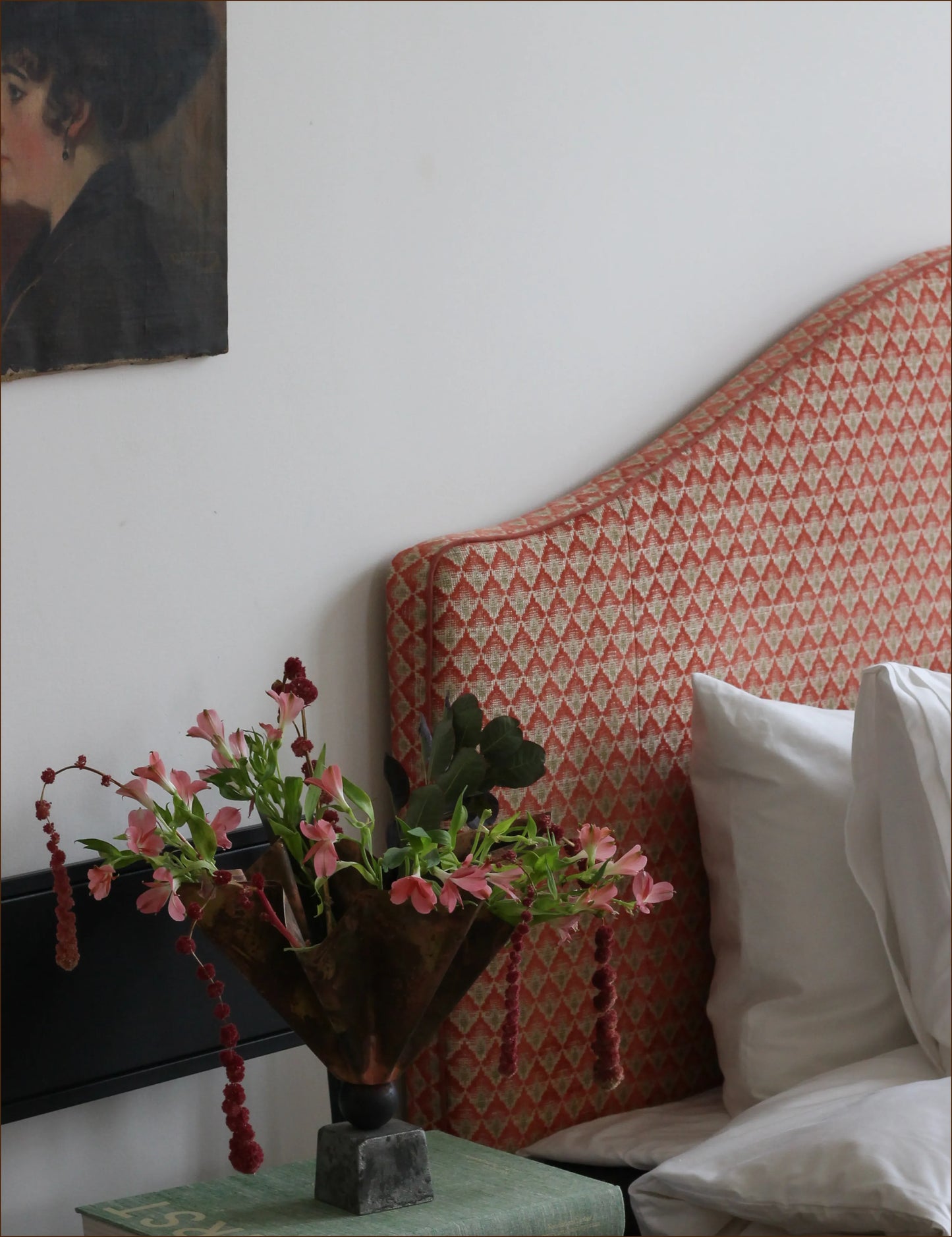 Headboard in Carlotta Blue