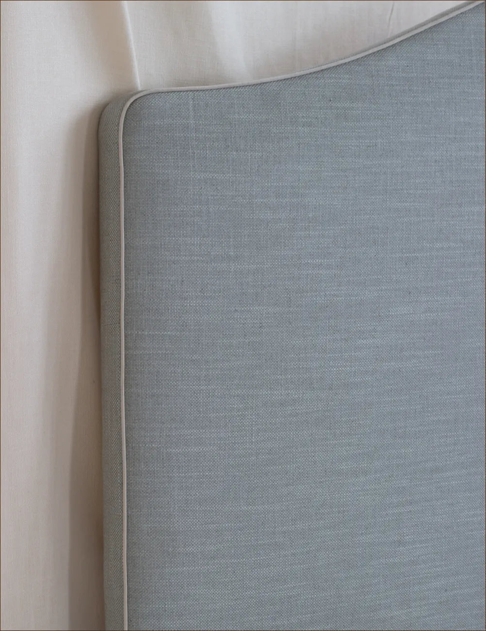 Mayfair Headboard in Ticking Stripe 1