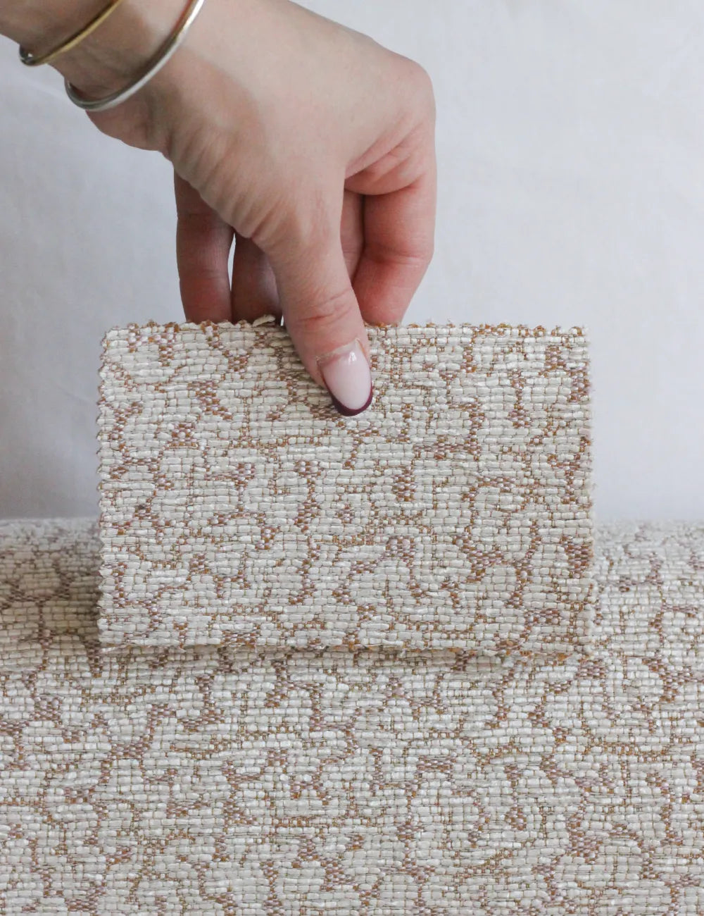 Bolster cushion in Willow Ink (Beata Heuman)