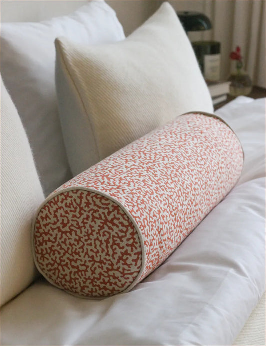 Bolster cushion in Willow Ink (Beata Heuman)
