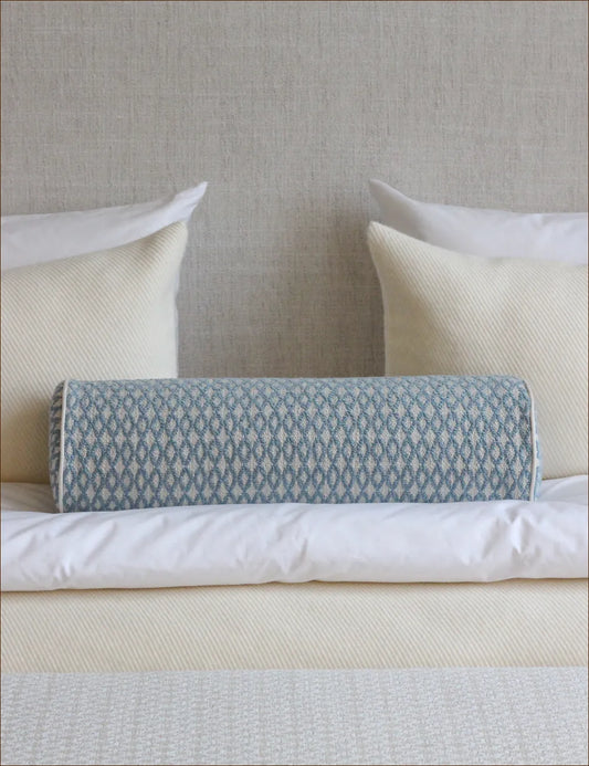 Bolster cushion in Willow Ink (Beata Heuman)