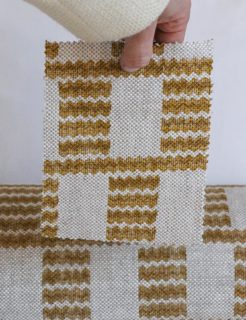 Bolster cushion in Willow Ink (Beata Heuman)