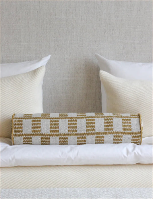 Bolster cushion in Willow Ink (Beata Heuman)