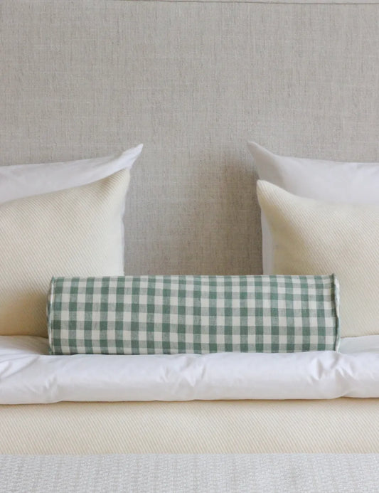 Bolster cushion in Willow Ink (Beata Heuman)