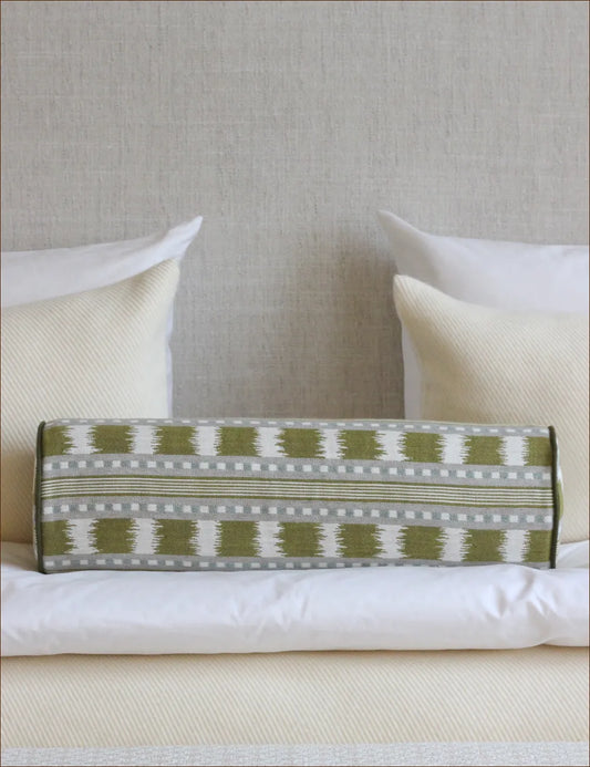Bolster cushion in Willow Ink (Beata Heuman)