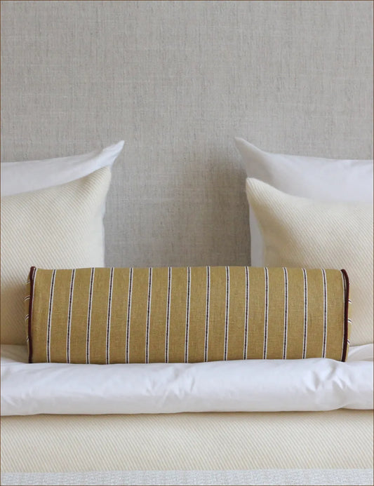 Bolster cushion in Willow Ink (Beata Heuman)