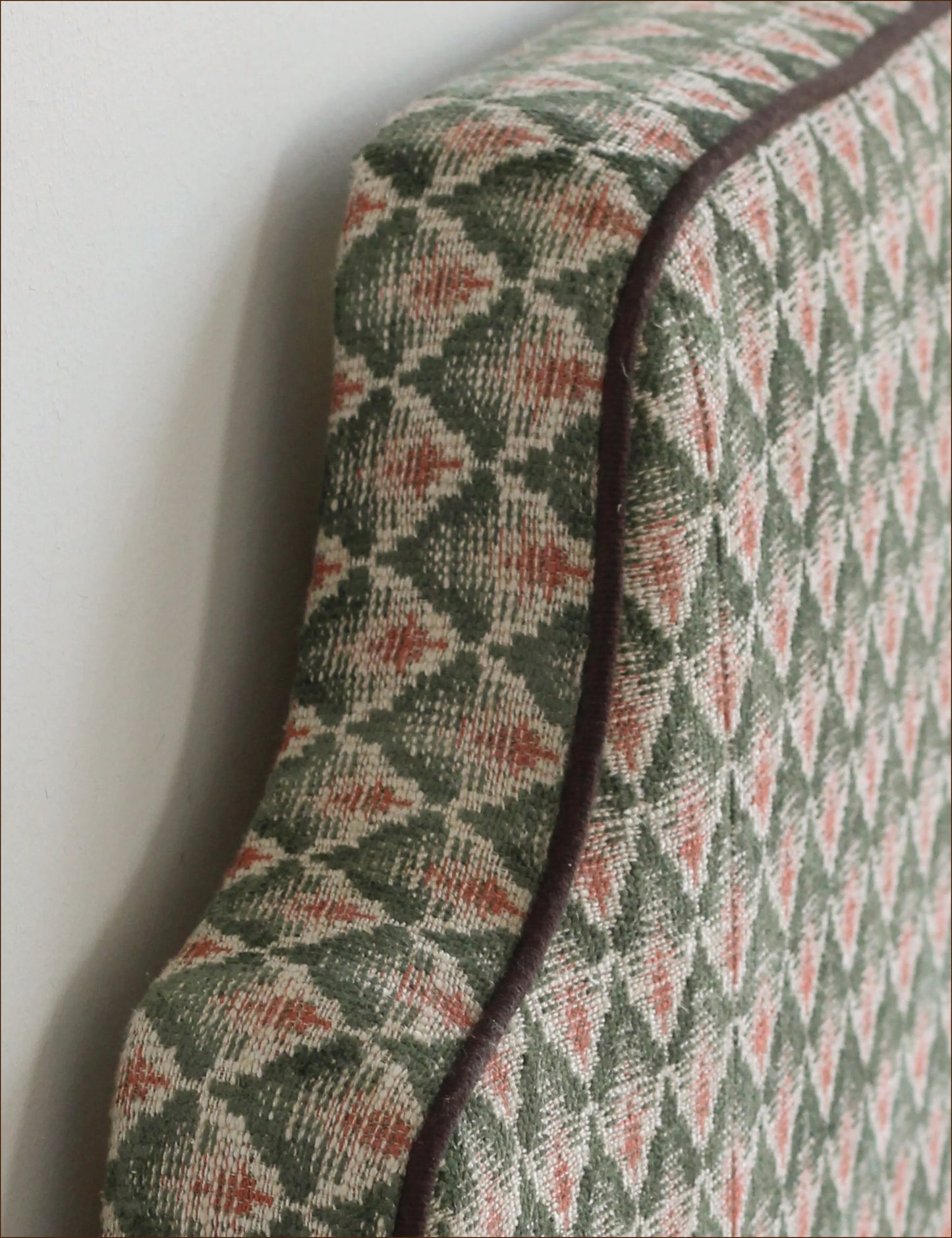 Sänggavel i Carlotta Red & Green