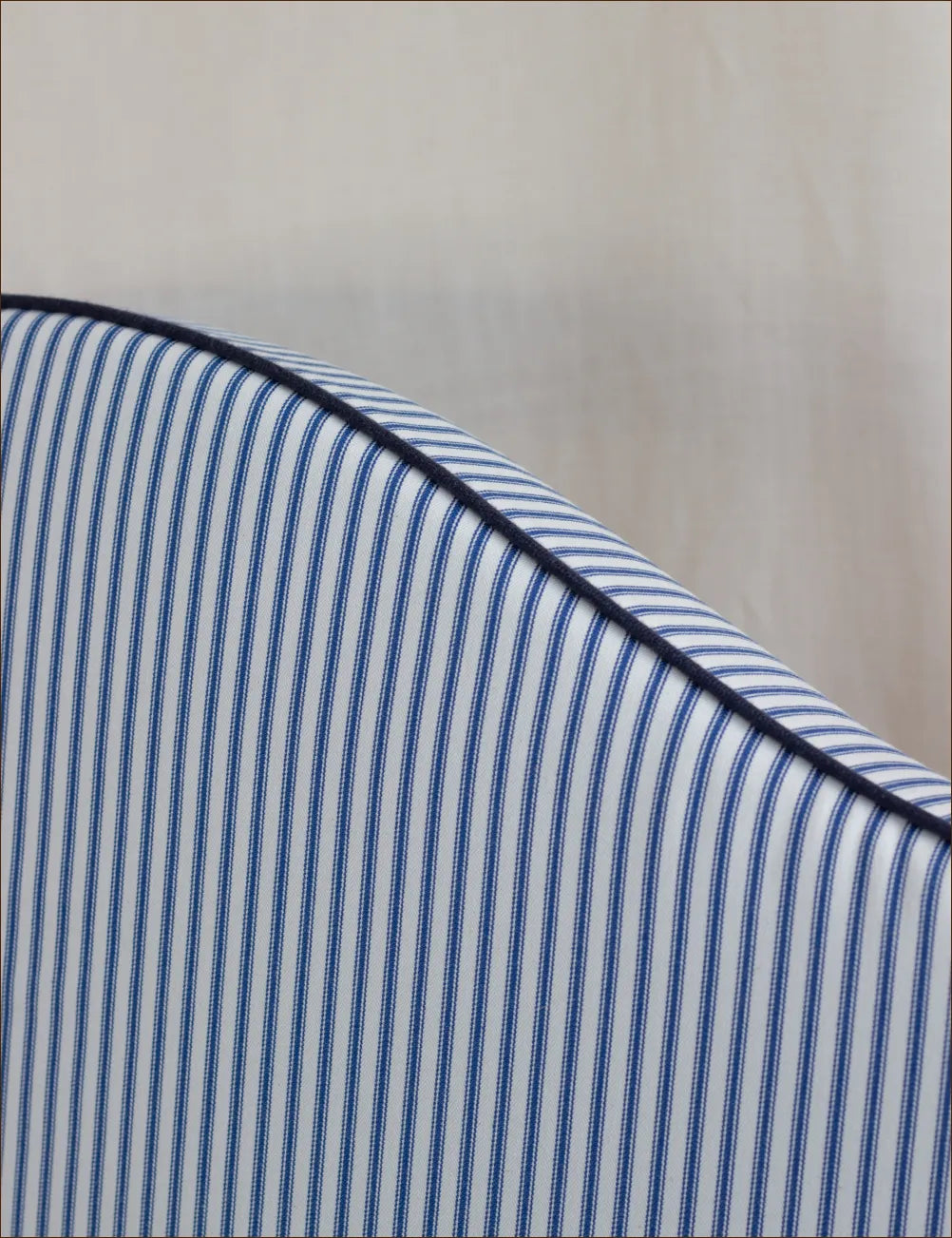 Mayfair Headboard in Ticking Stripe 1