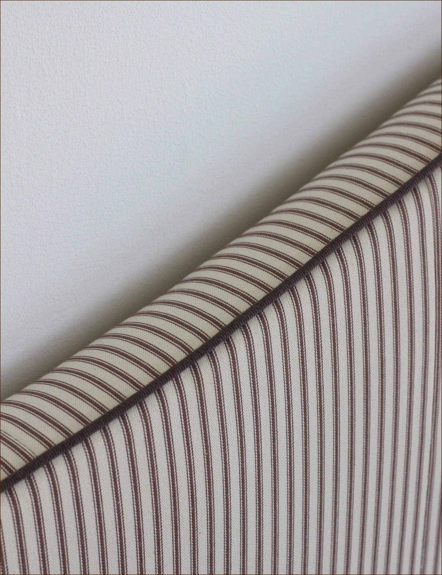 Headboard Mayfair Ticking stripe Brown 164 cm
